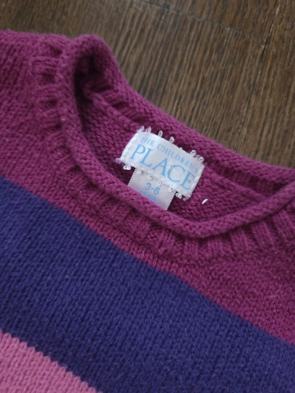 TCP (The Childrens Place) Girls 3/6M Striped Sweater